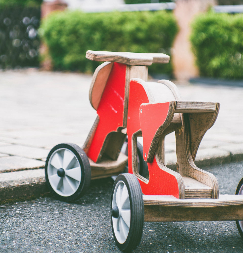Red Wooden Trike