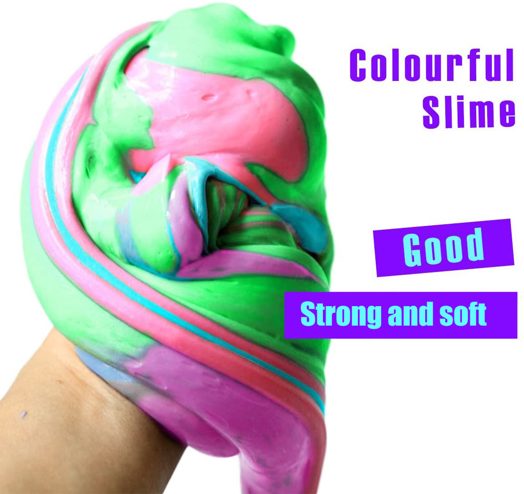 The Fluffy Slime For Kids is colorful, good, strong and soft