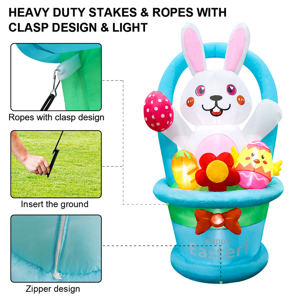 More details of the Inflatable Easter Egg Yard Decoration
