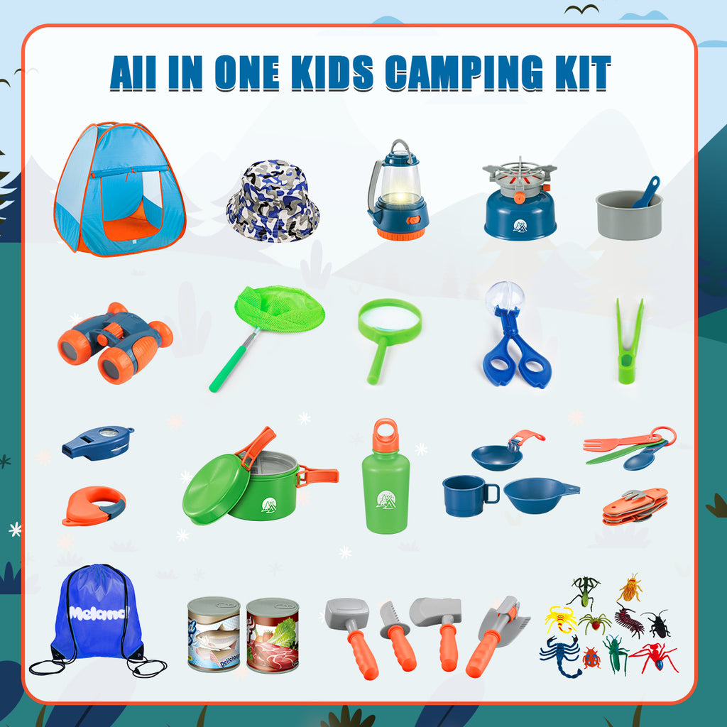 All in one kids campaign kit with 20 different items