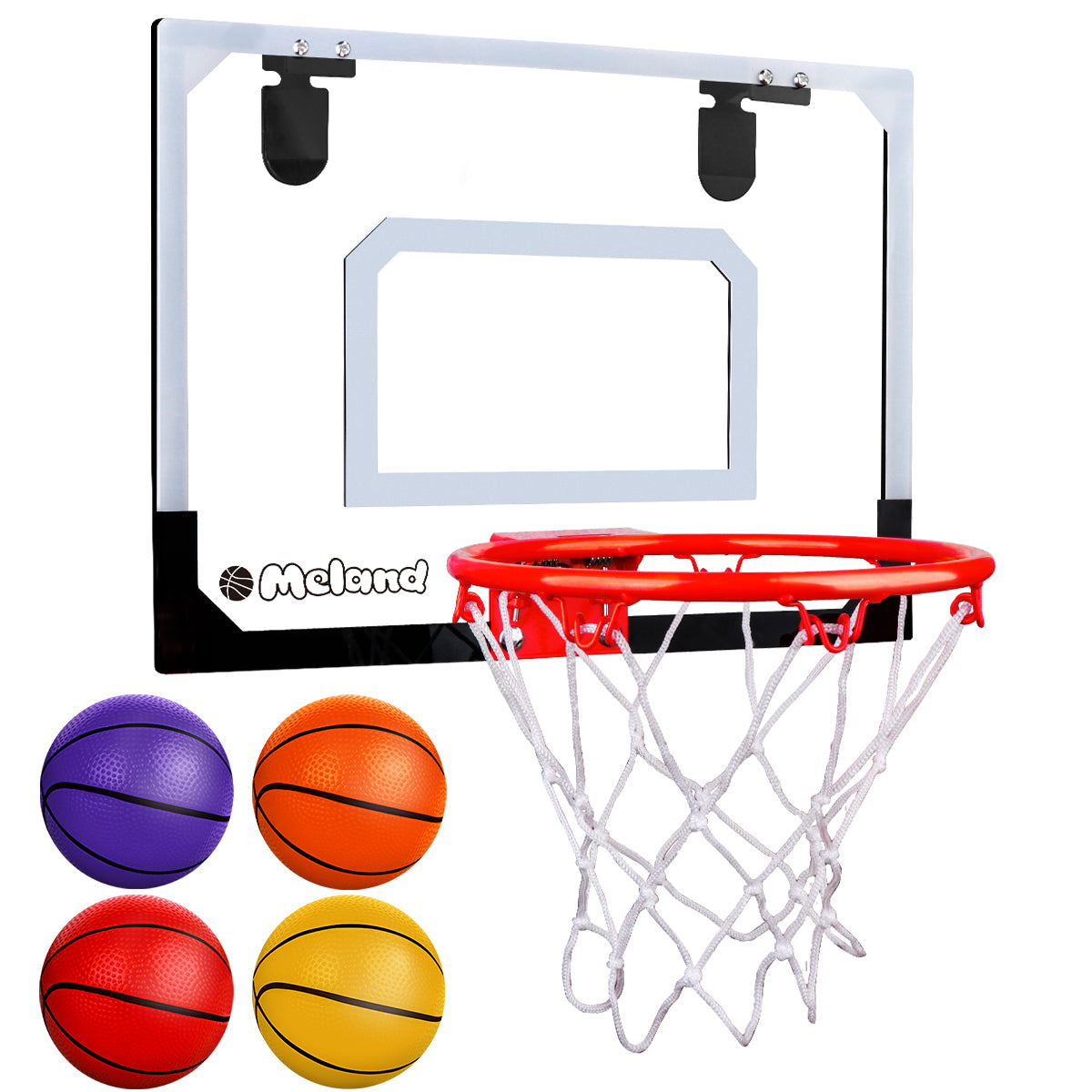 basketball ball and hoop